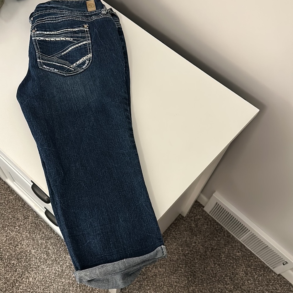 Below The Knee Denim Pants